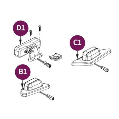 Front Lights for Baja Bandit Mobility Scooter
