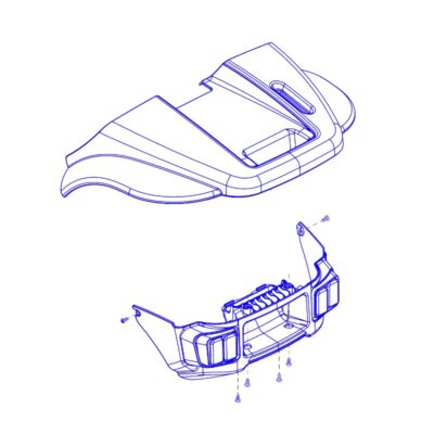 Rear Shroud for Baja Bandit Mobility Scooter