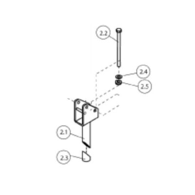 TILLER BASE JOINT SAPPHIRE 2