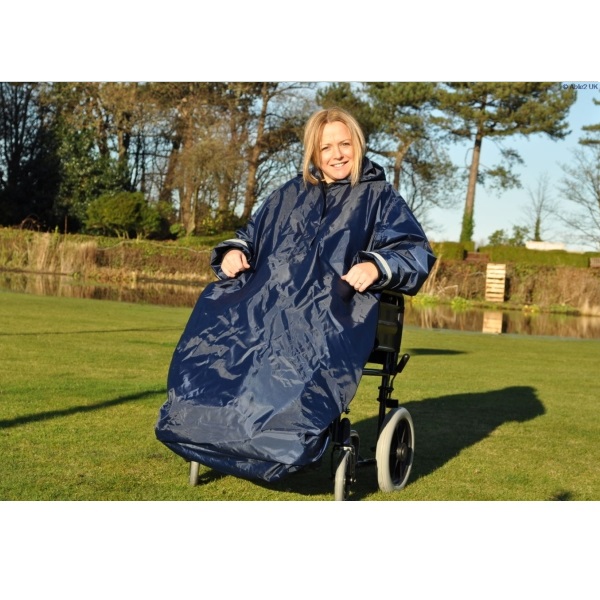 Wheelchair Mac with Sleeves - Lined 2 Wheelchair Mac with Sleeves - Lined - Image 2