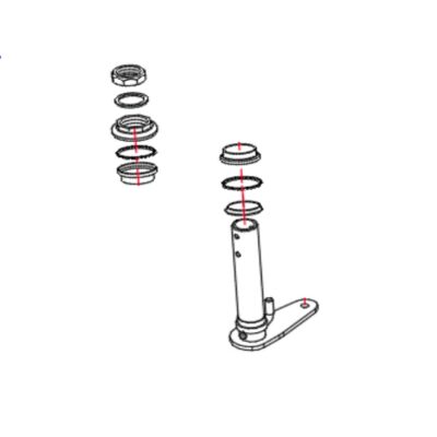 Lower Steering Shaft TGA Minimo Autofold Mobility Scooter