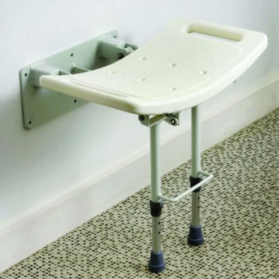 Wall Mounted Shower Seat with Drop Down Legs